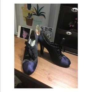 Madden Girl satin ankle heels